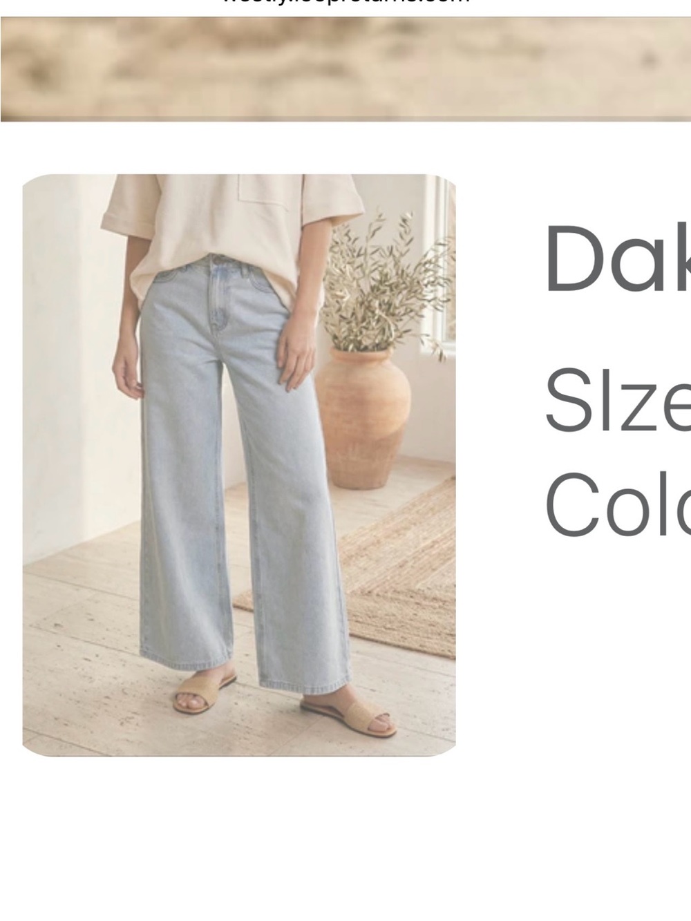 High-Rise Wide Leg Jeans in Light Blue Wash